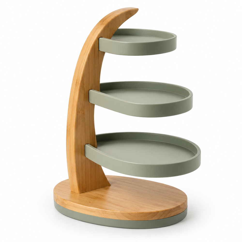 Orbit Three-Tier Countertop Spice Organizer