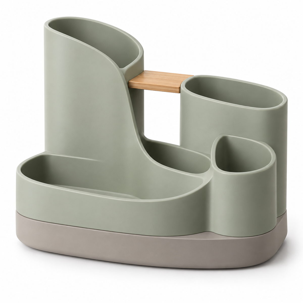 Ribbon-Loop Multi-Compartment Pen Organizer